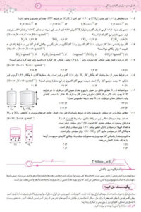 نمونه صفحه داخل کتاب موضوعی مسائل شیمی کنکور نشر الگو