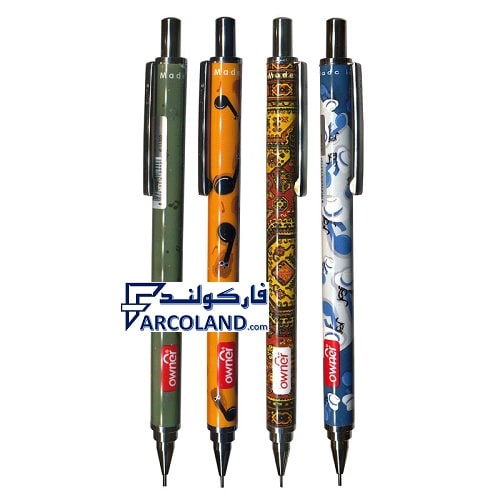 مداد فشاری اونر نوک 0.5 میلی متر طرح دار فانتری کد 11355 | OWNER | اتود نوکی