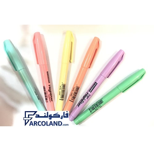 ماژیک هایلایتر پاستیلی روشن Luxar کد 4149 مدل Pastel Light Soft