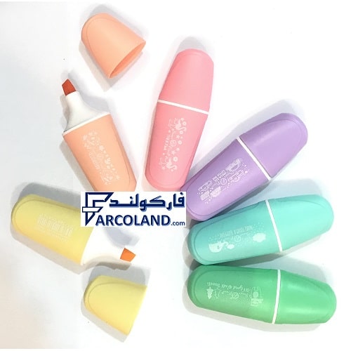 ماژیک هایلایتر پاستیلی بسته ای فانتزی 6 رنگ مدل Fashion Bold کد 400010
