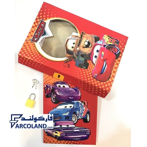 دفتر خاطرات قفل دار طرح پسرانه کد 6529