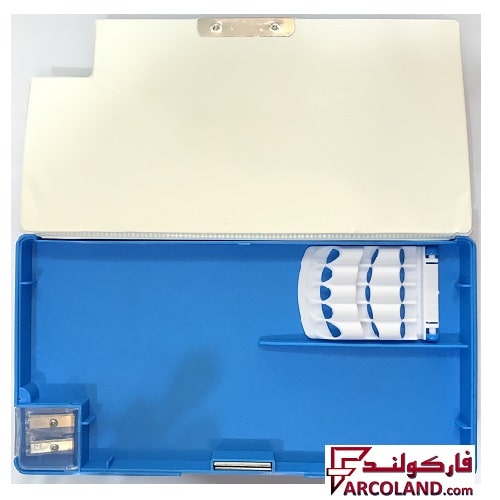جامدادی کتابی بزرگ آهنربایی اسکوییشی دار طرح دایناسور فانتزی پسرانه | کد XPM55310-1 | تراش دار