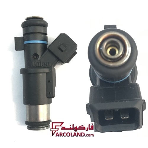 سوزن انژکتور Valeo اصل فرانسه پیکان و پژو 206 با اورینگ های اتصال کد 142814 با لیبل ایساکو