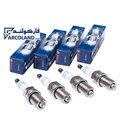 شمع موتور خودرو بوش BOSCH مدل FR8DI30 سوزنی ایریدیوم | بسته 4 عددی | اصل آلمان
