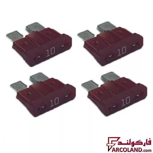 فیوز خودرو دو شاخ ژاپنی اصل 10 آمپر قرمز