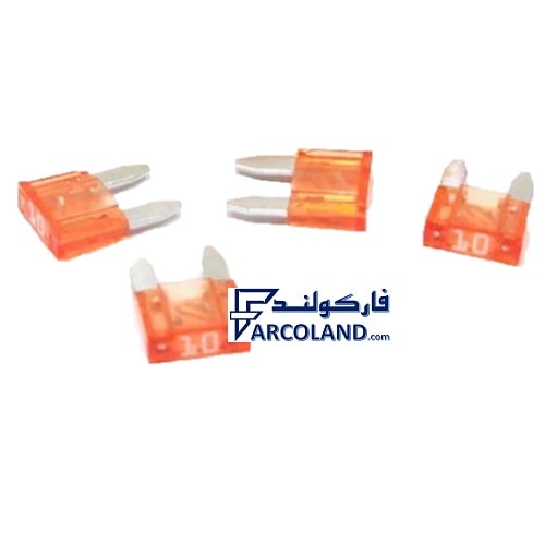 مینی فیوز خودرو دو شاخ ژاپنی اصل 40 آمپر نارنجی رالیا Raliya کد R4240 | بسته 4 عددی | کوچک Mini