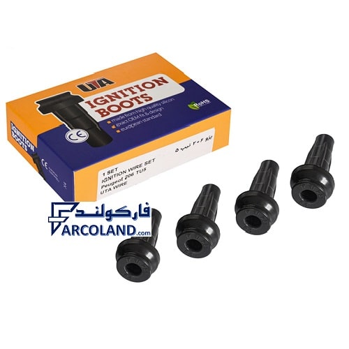 بوت وایر شمع یوتا UTA مناسب پژو 206 تیپ 5 ، تیپ 6 و صندوقدار V2, V8, V9 | بسته 4 عددی