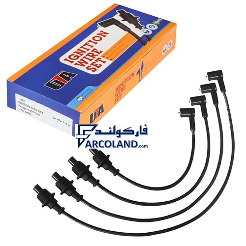 وایر شمع یوتا UTA مناسب پژو 405 و پارس دو گانه سوز | 1 ست 4 عددی