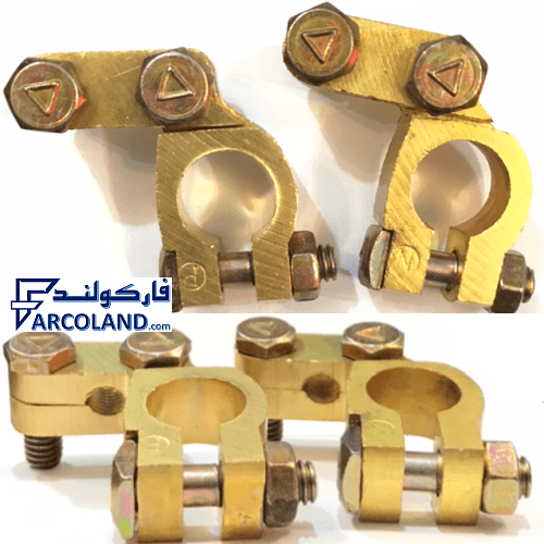 بست اتصال باتری ولتاژ بالا رالیا Raliya کد R550 | قانتاق | سر باطری دیزلی | مثبت و منفی | بسته 2 عددی