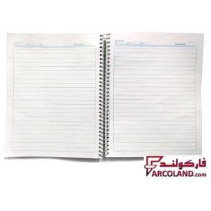 خرید اینترنتی و قیمت دفتر خط دار سیمی برگ جلد طلقی مات و دخترانه و پسرانه فانتزی (فنری مشق)