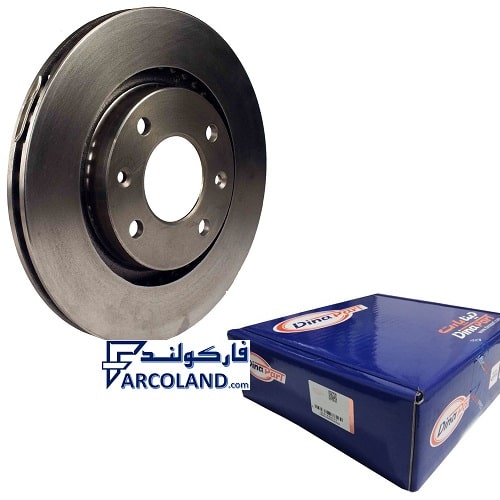 دیسک ترمز چرخ جلو دینا پارت Dina Part کد GB40575 مناسب برای پژو 405، پارس، سمند | 2 عدد در کارتن