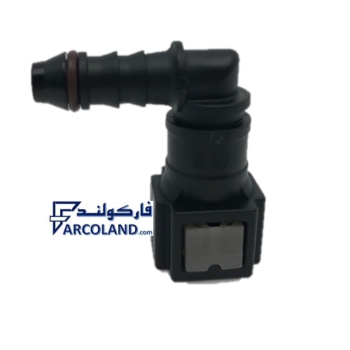 سوکت بنزین 90 درجه رالیا Raliya کد R234 | سوکت شیلنگ بنزین | سر کج