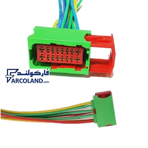 سوکت جعبه فیوز خودرو BSM فابریکی رالیا Raliya کد R222 مناسب برای پژو 206 | لحیم کاری شده با سیم خودرویی