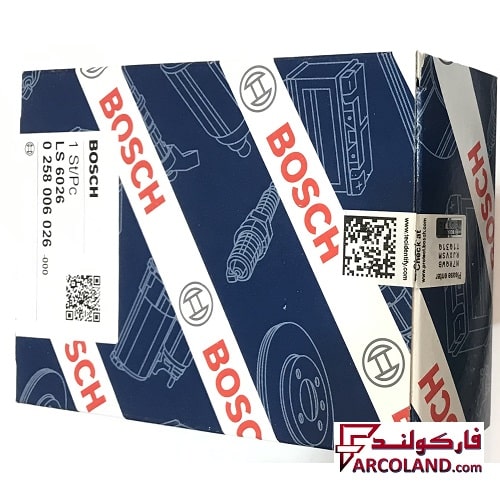 سنسور اکسیژن ساژم اصل آلمان بوش BOSCH مدل LS6026 سوکت سبز سیم بلند