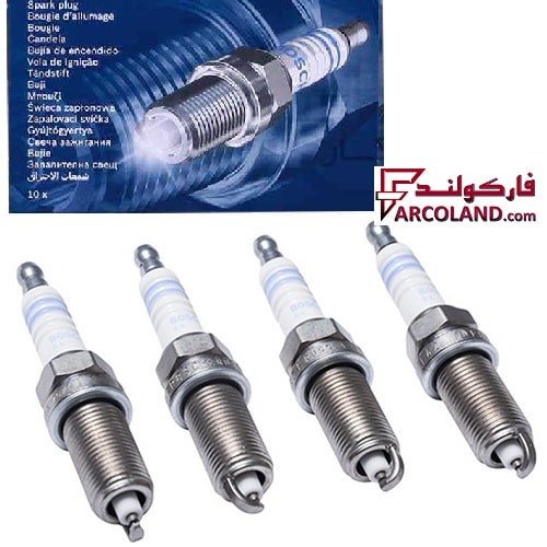 شمع موتور خودرو بوش BOSCH پایه بلند مدل FR8SC | بسته 4 عددی | 42+ | اصل روسیه