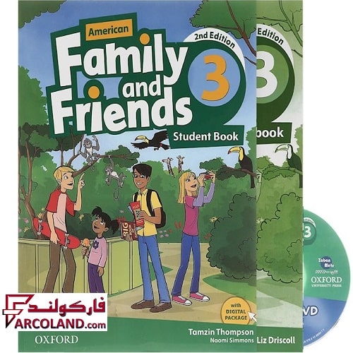 کتاب زبان امریکن فمیلی اند فرندز 3 American Family and Friends | انتشارات رهنما | Second Edition | ویرایش دوم