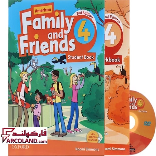 کتاب زبان امریکن فمیلی اند فرندز 4 American Family and Friends | انتشارات رهنما | Second Edition | ویرایش دوم