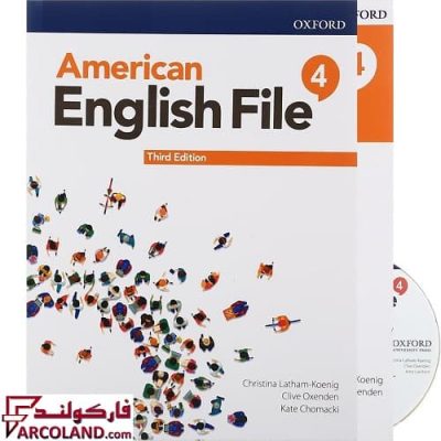 کتاب زبان امریکن انگلیش فایل 4 American English File 4 3nd | انتشارات آکسفورد | ویرایش سوم