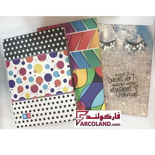 دفتر کلاسوری جلد سخت گالینگور 100 برگ فارکولند