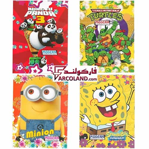 دفتر شطرنجی ته دوخت 30 برگ جلد گلاسه خانه ریز پسرانه | 0.5 سانتی متر
