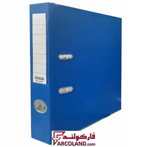 زونکن آبی سایز A4 کتان 7.5 سانتی متر سایز A4 بسته 20 عددی