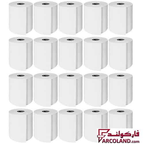 رول کاغذ پرینتر حرارتی مدل 20-POS بسته 20 عددی