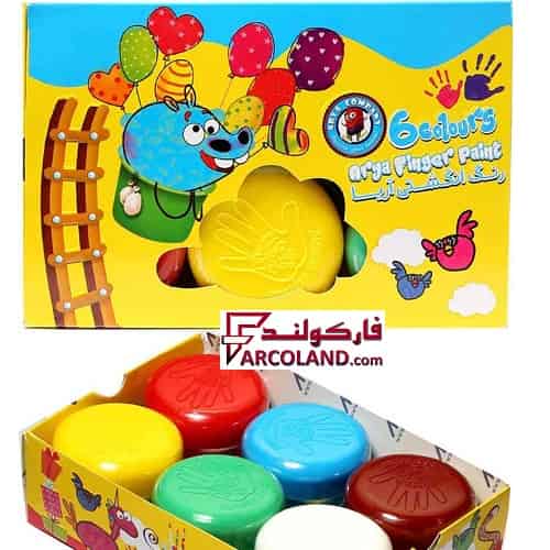 رنگ انگشتی 6 رنگ آریا کد 7003