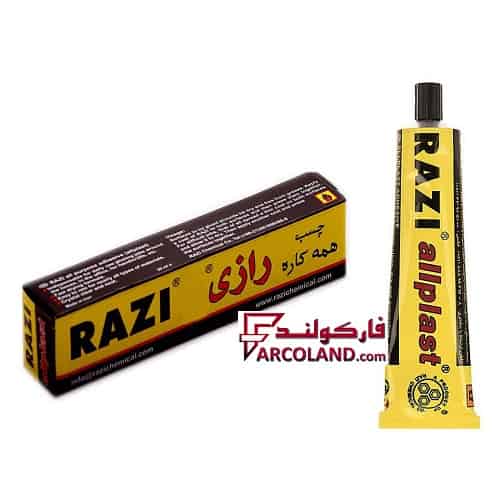 چسب مایع متوسط رازی حجم 30 میلی لیتر مدل همه کاره allplast