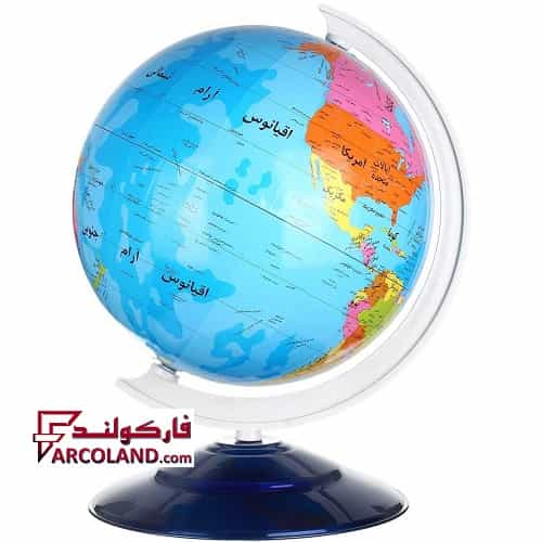 کره زمین جغرافیایی سایز 30 پایه فلزی تولیدی نسیم