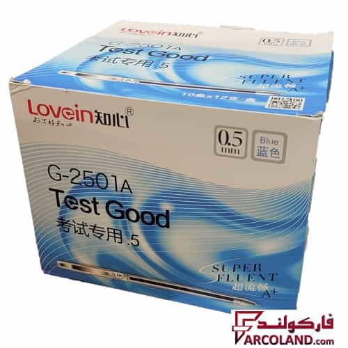 خودکار آبی تست گود 0.5 میلی متری بسته 120 عددی | Test good