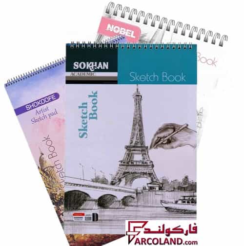 دفتر طراحی سایز A3 سیمی جلد مقوایی