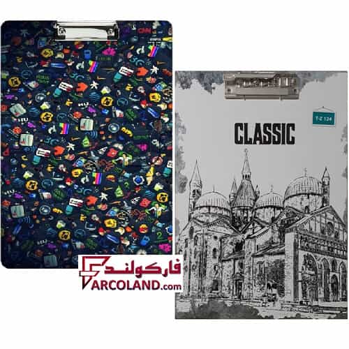 تخته شاسی فانتزی طرح کلاسیک سایز A4 مدل مقوایی