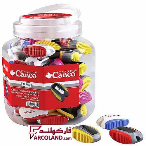 مداد تراش کنکو Canco مدل گریپ دار GRIP بسته 50 عددی