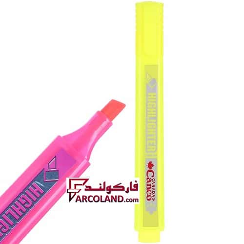 ماژیک هایلایتر کنکو Canco مدل نئونی Fluorescent | علامت گذار