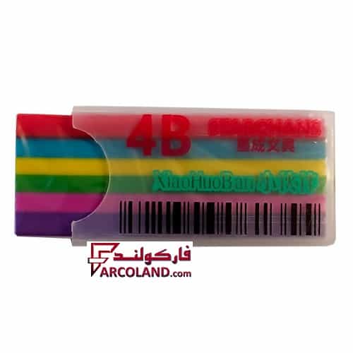 پاک کن رنگی مدل بودار رنگارنگ همراه کاور محافظ