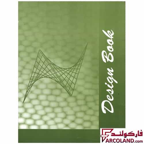دفتر شطرنجی جلد مقوایی سایز A4 ته چسب 50 برگ 0.5 سانتی متری سایز رحلی