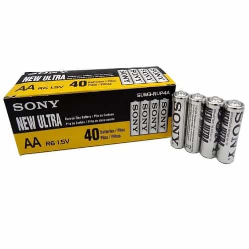 باتری قلمی سونی Sony مدل New Ultra AA بسته 40 عددی