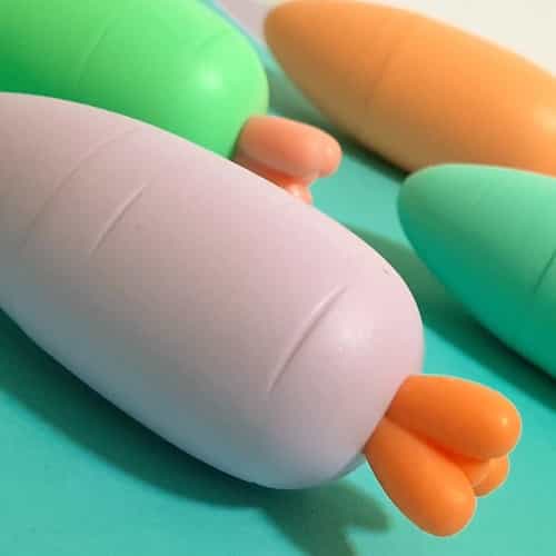 ماژیک هایلایت طرح هویج رنگی بسته 6 رنگ کد M-809 | علامت گذار