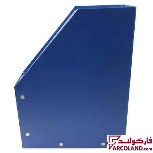 زونکن سه گوش لب کج ایستاده سلفونی سایز A4 | جا مجله ای و کتابی