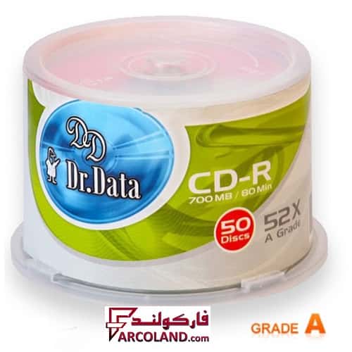 سی دی خام دکتر دیتا (Dr.Data) بسته 50 عددی مدل CD-R