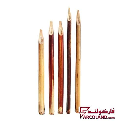 قلم خوشنویسی تراشیده شده | نی دزفولی قهوه ای سوخته