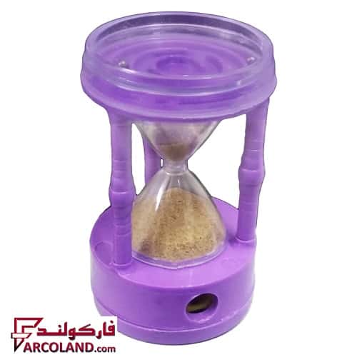 مداد تراش ساعت شنی مخزن دار نسیم همراه با بازی هدایت توپ
