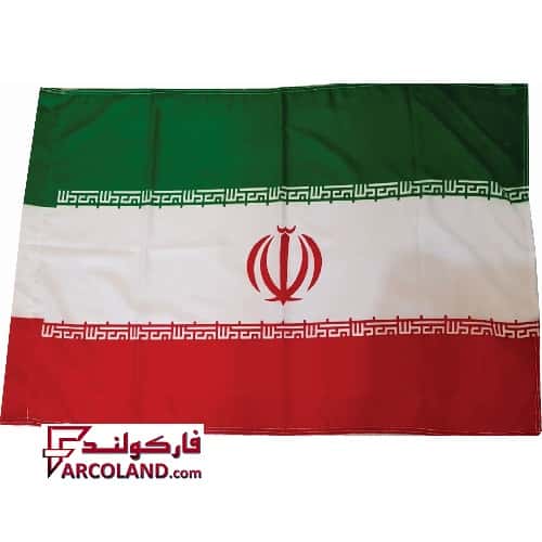 پرچم ایران پارچه ای مدل اهتزاز افقی