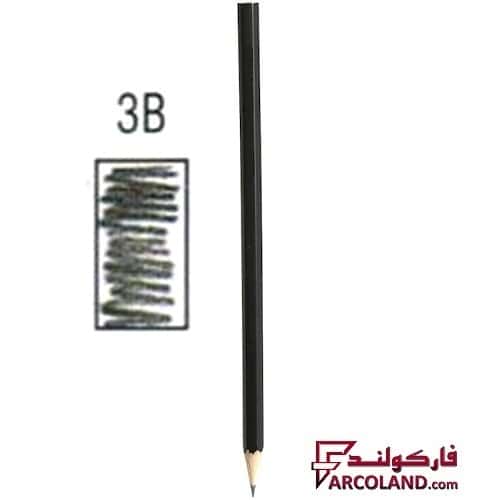 خرید و قیمت مداد طراحی 3B مشکی
