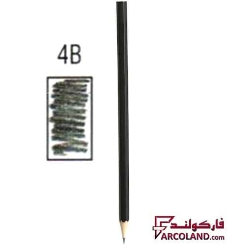 خرید و قیمت مداد طراحی 4B مشکی