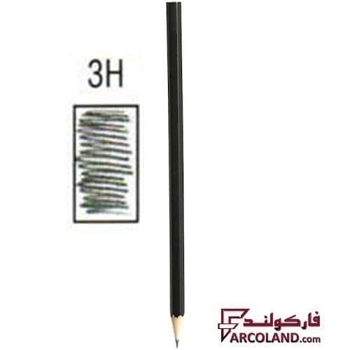 مداد طراحی 3H مشکی