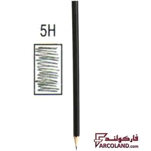 خرید و قیمت مداد طراحی 5H مشکی