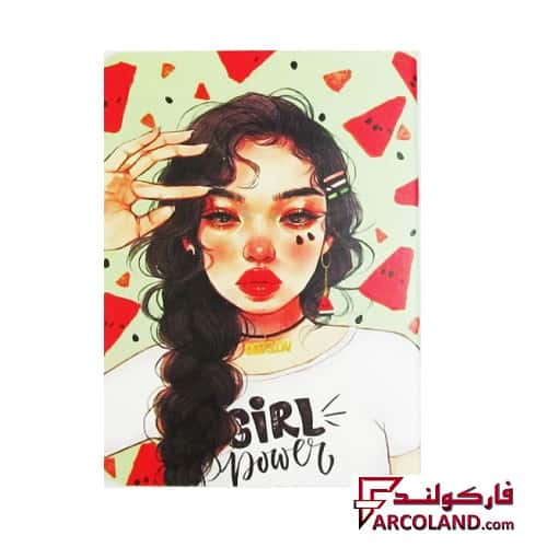 دفتر یادداشت مدل پاسپورتی طرح فانتزی سویل (Sevil)