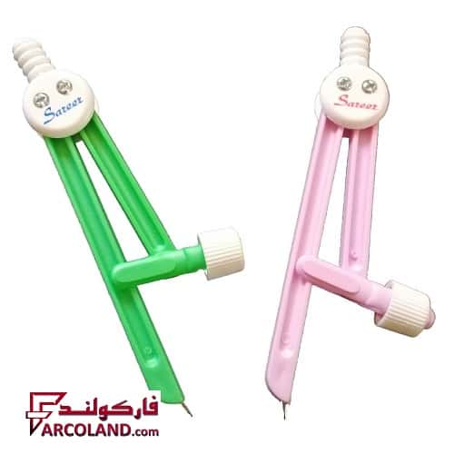خرید و قیمت پرگار پلاستیکی مداد گیر