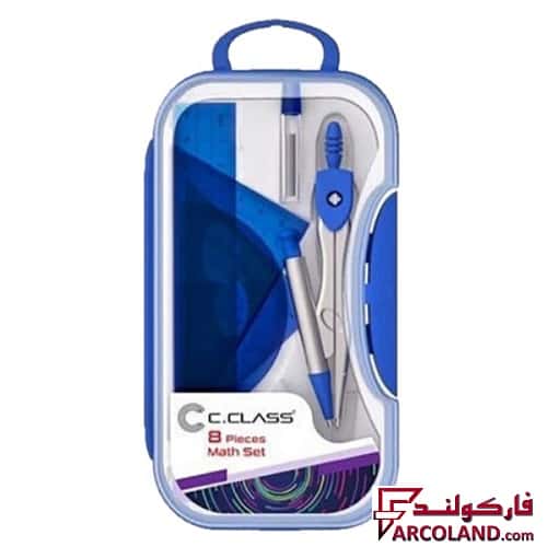 خرید و قیمت ست پرگار اتودی سی کلاس 8 تکه مدل C.Class CS-313-M دانش آموزی